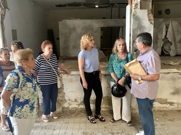 Susana Hornillo, en el mercado de San Jerónimo