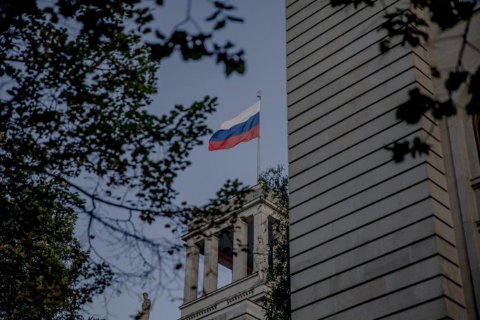 Archivo - Imagen de archivo de una bandera de Rusia.