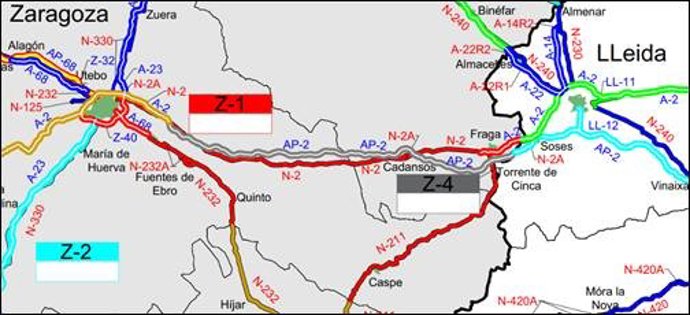 Mitma adjudica por 17,21 millones un contrato de conservación de carreteras del Estado en la provincia de Zaragoza
