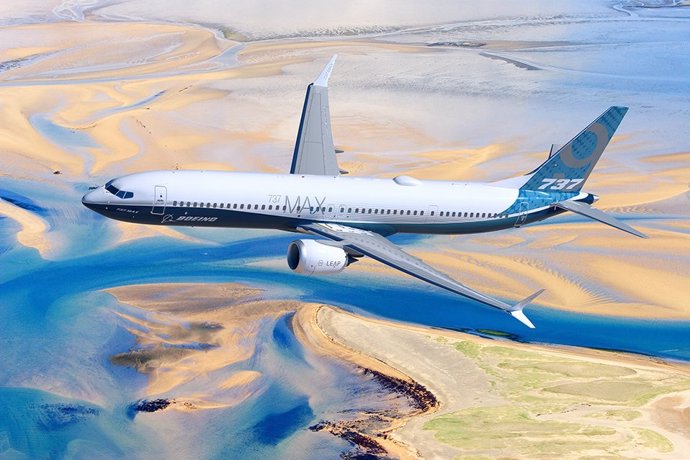 Archivo - 737 MAX 9 de Boeing