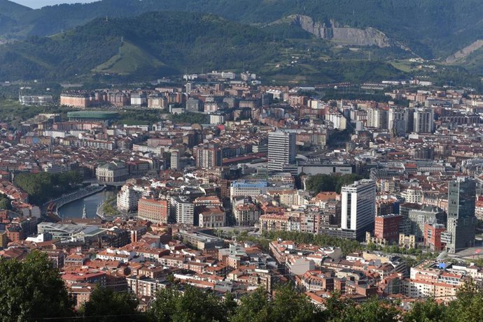 Imahen panorámica de Bilbao
