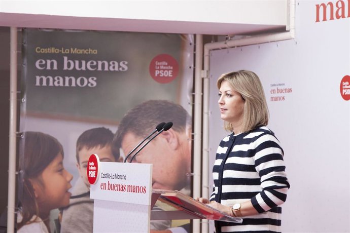 La portavoz del PSOE en las Cortes de C-LM, Ana Isabel Abengózar