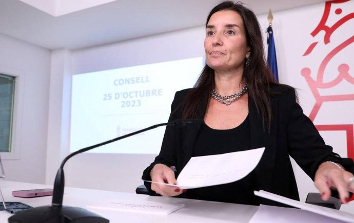 Archivo - La Consellera Y Portavoz De La Generalitat, Ruth Merino.