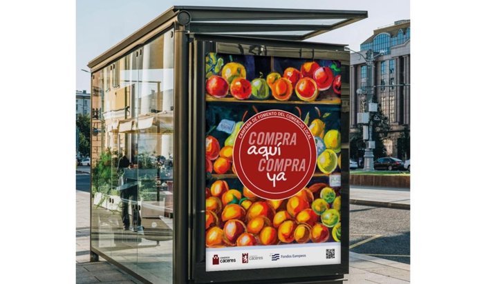El Ayuntamiento de Cáceres lanza la campaña 'Compra aquí, compra ya' para impulsar el comercio local