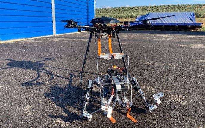 Endesa prueba con robots aéreos dotados de IA para mejorar la supervisión de las líneas eléctricas