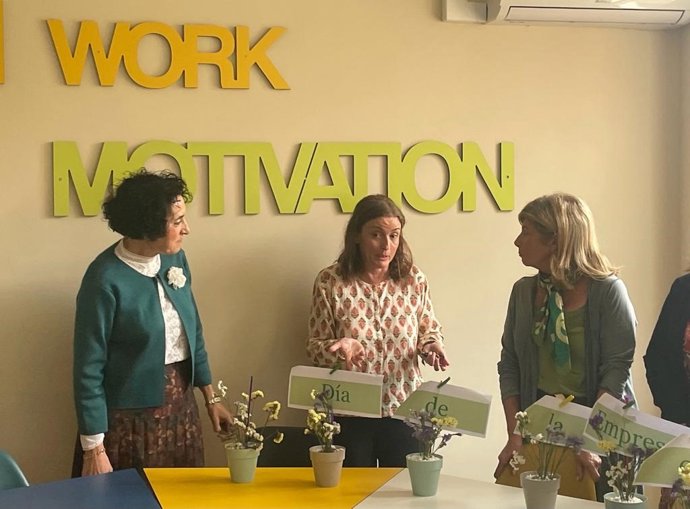 Isabel Paredes en el Día de la Empresa.