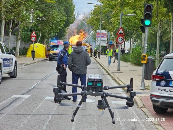 Comprueban daños y temperatura de los colegios mayores desalojados por el escape de gas en Ciudad Universitaria