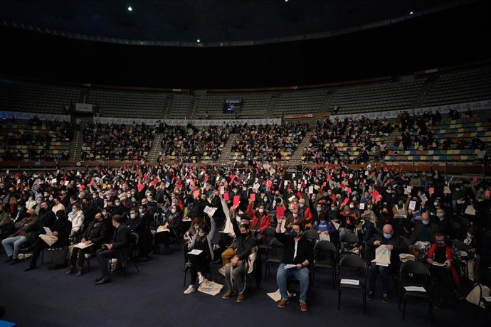 Archivo - Público en la XVII Asamblea Nacional del BNG, en el Coliseum de A Coruña, a 6 de noviembre de 2021, en A Coruña, Galicia, (España). El Coliseum de A Coruña acoge este domingo la XVII Asamblea Nacional del BNG. En este encuentro se prevé la ree