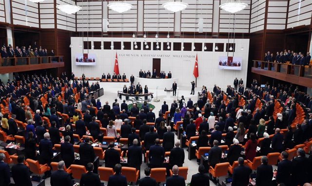 Imagen de archivo del Parlamento de Turquía. 