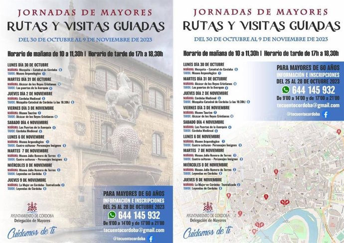 La iniciativa 'Rutas y Visitas Guiadas' para las personas mayores de 60 años en Córdoba.