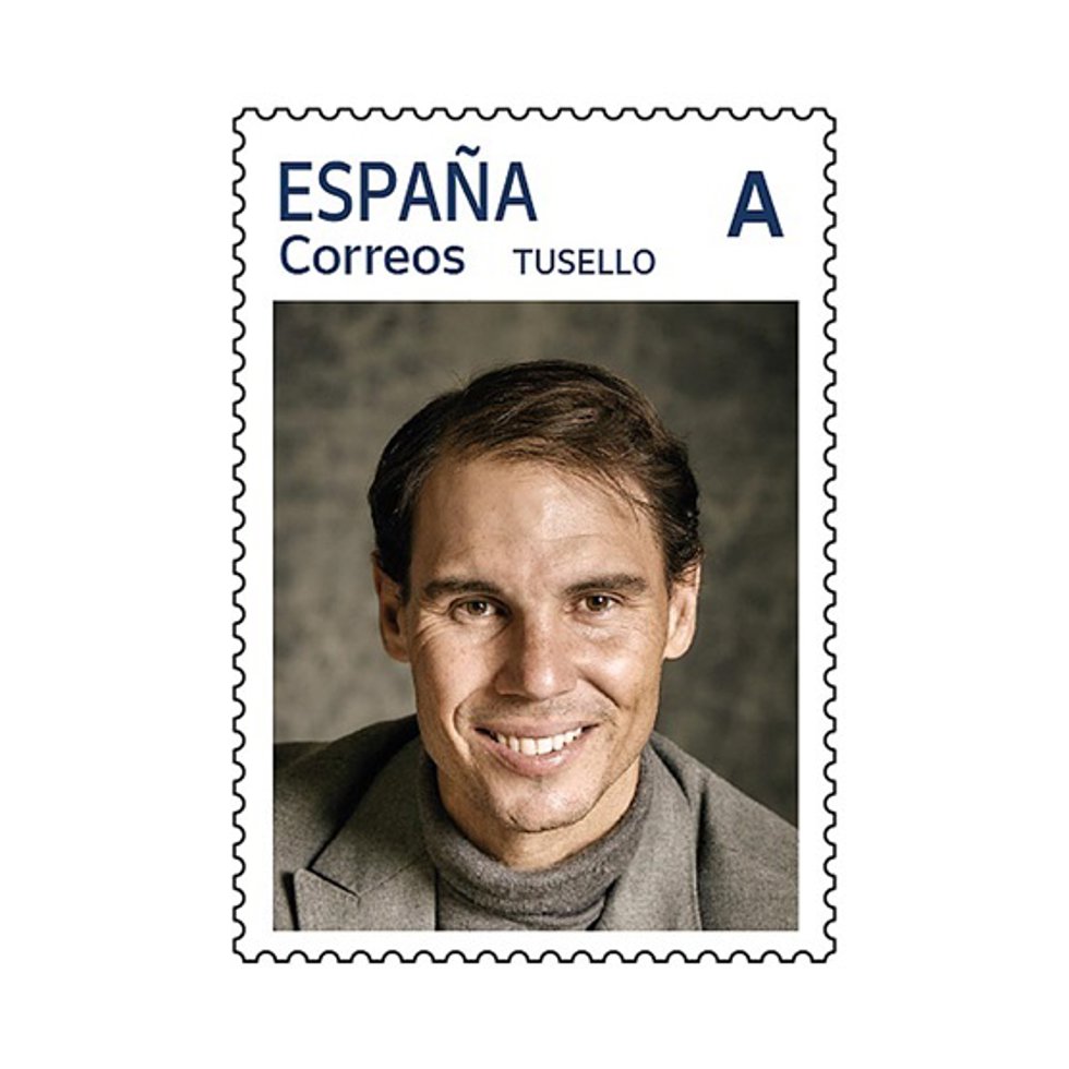 Sello con la imagen de Rada Nadal.