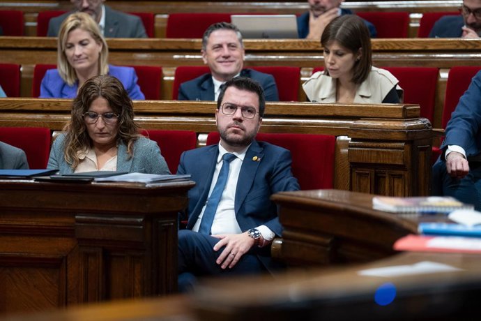 El president de la Generalitat, Pere Aragons