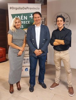 Los tres concejales de Jaén Merece Más en el Ayuntamiento de Jaén