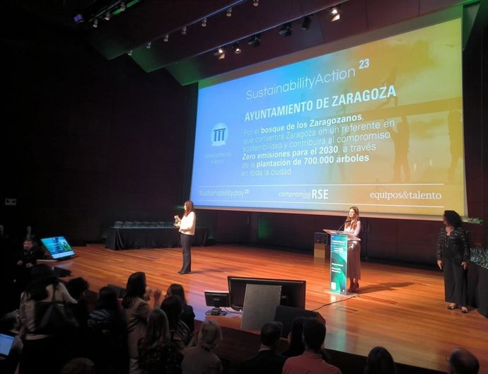 El Bosque de los Zaragozanos, galardonado como una de las mejores Sustainability Actions 2023