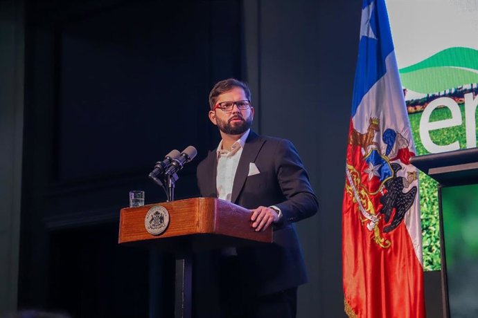 El presidente de Chile, Gabriel Boric