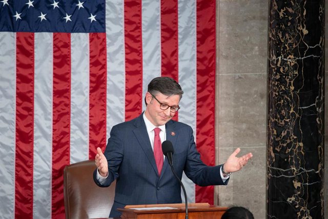 El presidente de la Cámara de Representantes de Estados Unidos, el republicano Mike Johnson