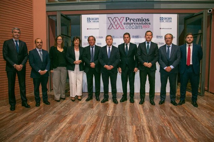 Gala de entrega de los XX Premios Empresariales CECAM 2023'.