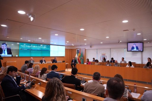 Pleno de la Diputación de Sevilla de 26 de octubre de 2023.