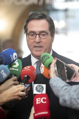 El presidente de la CEOE, Antonio Garamendi, en imagen de archivo.