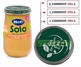 Foto: Consumo alerta de la presencia de apio no declarado en el etiquetado de un lote de potitos de verduras de HERO