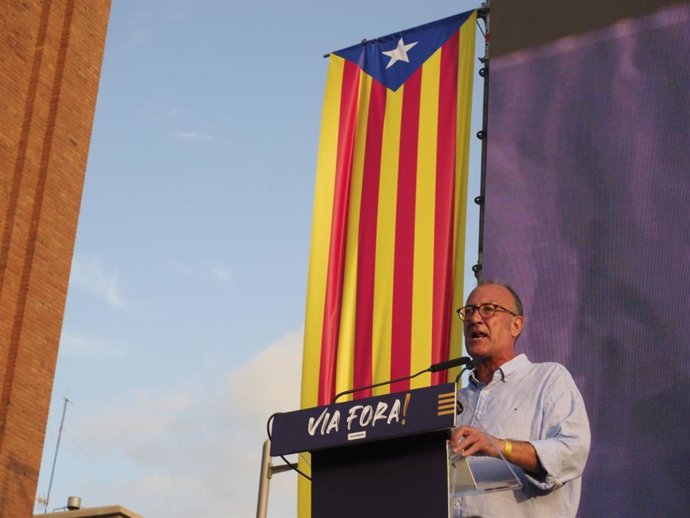 Archivo - El president d'mnium Cultural, Xavier Antich