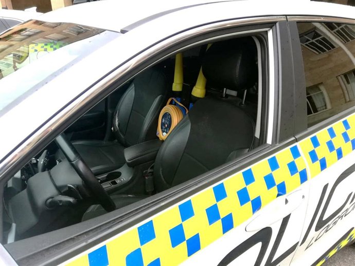 Coche patrulla de la Policía Local de Logroño