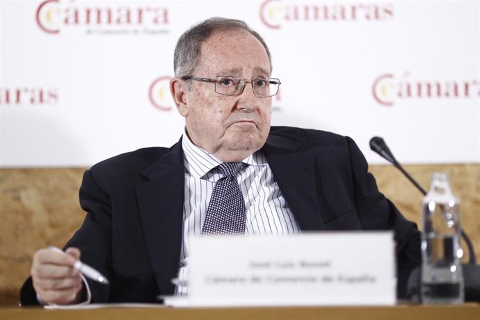 Archivo - El presidente de la Cámara de Comercio, José Luis Bonet.