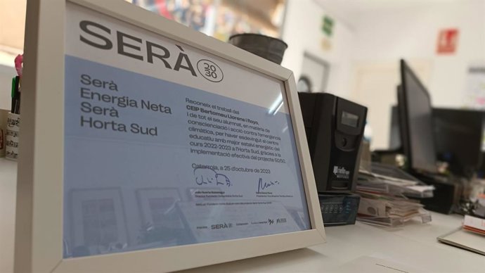 L'Horta Sud reconeix el CEIP Bertomeu Llorens de Catarroja per la seua "acció contra l'emergncia climtica"