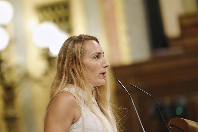 Archivo - La diputada de Vox Patricia de las Heras.