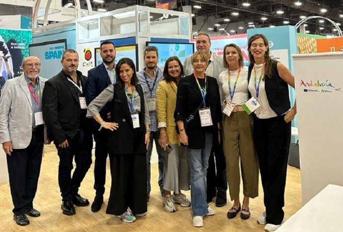 En el estand de Turespaña, Turismo Costa del Sol ha contado con dos mesas en la que también ha habido representación de empresarios malagueños.