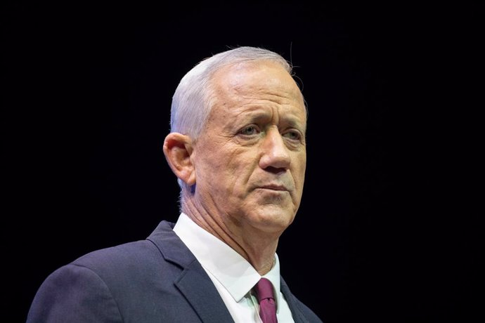 Archivo - El exministro de Defensa de Israel Benjamin Gantz, ahora parte del gabinete de guerra creado tras los ataques lanzados el 7 de octubre por Hamás