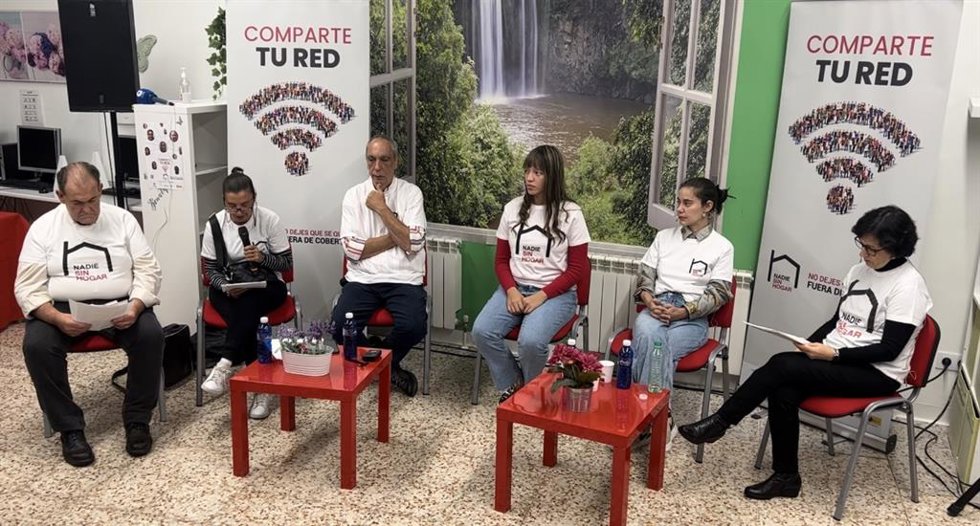 Presentación del informe sobre personas sin hogar.