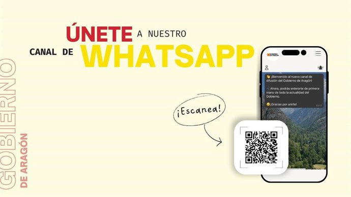 El Gobierno de Aragón crea un grupo de whatsapp dirigido a la ciudadanía.