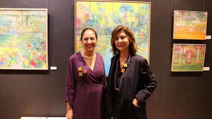 La artista sevillana María Bejarano en el espacio cultural EXZéntrico