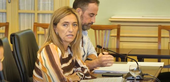 La diputada del PP Salomé Cabrera en la Comisión de Turismo, Comercio, Trabajo, Cultura y Deporte.