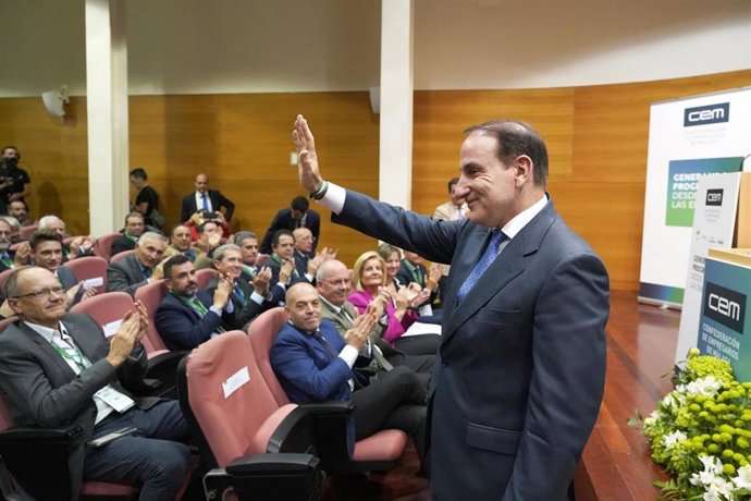 Archivo - Javier González de Lara, presidente de la CEM, en una imagen de archivo.
