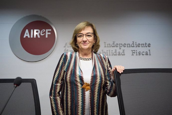 La presidenta de la Autoridad Independiente de Responsabilidad Fiscal (AIReF), Cristina Herrero  