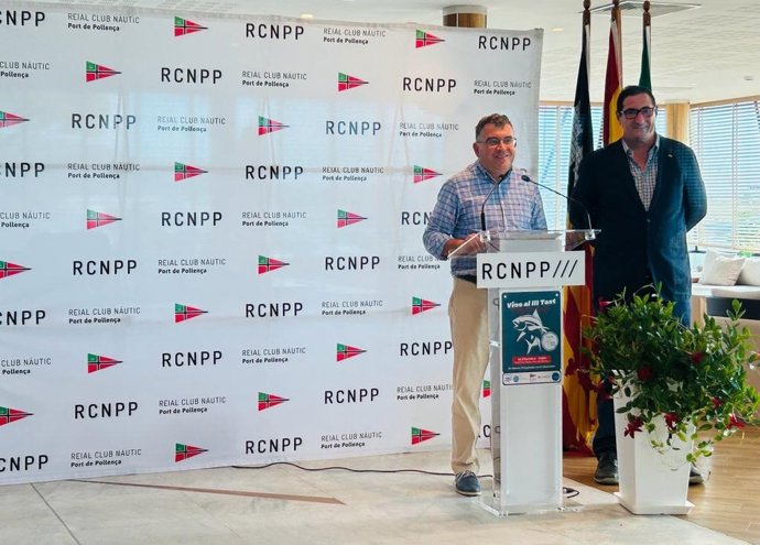 El conseller de Agricultura, Pesca y Medio Natural, Joan Simonet, en el acto de promoción del atún rojo de Baleares