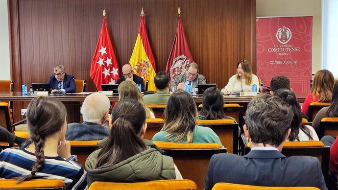 Juan Molas en la Universidad Complutense de Madrid.