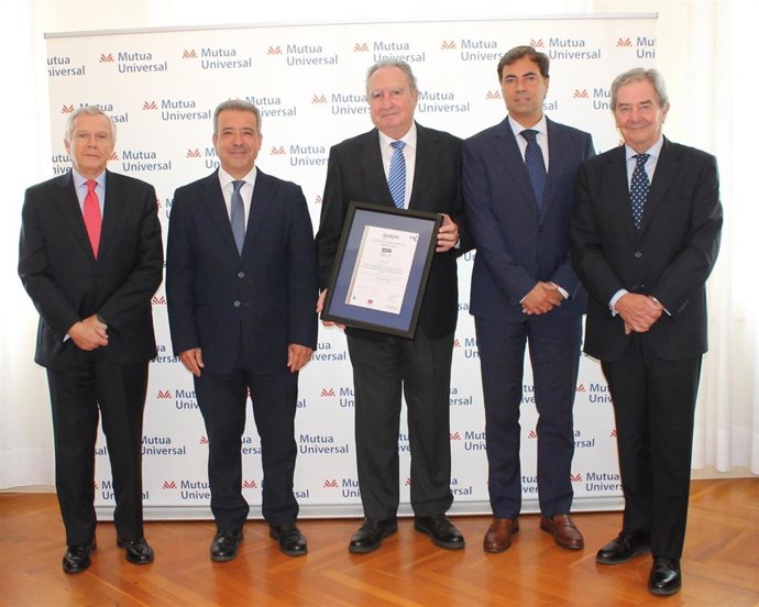 Mutua Universal obtiene la certificación UNE 19601 de 'Compliance' Penal de Aenor.