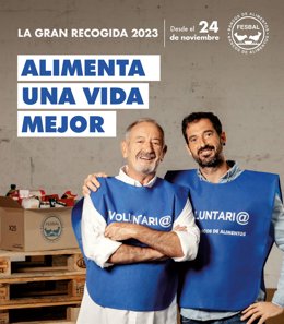 Cartel de la Gran Recogida del Banco de Alimentos.