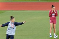 Montse Tomé: "Cuando Jenni Hermoso está en el campo es sonrisa"