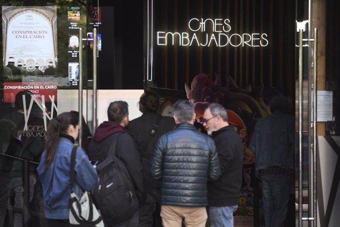 Archivo - Cines Embajadores en Madrid