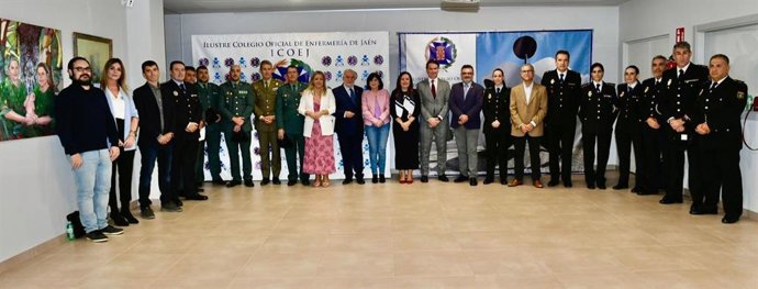 Asistentes a las jornadas sobre agresiones a profesionales sanitarios.