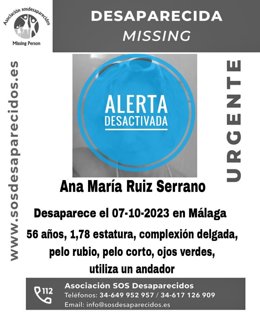 La alerta ha sido desactivada.