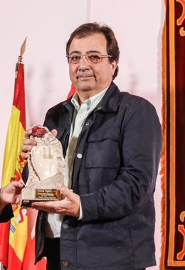 El secretario general del PSOE de Extremadura, Guillermo Fernández Vara, en los Premios Rafael Castilla 2023