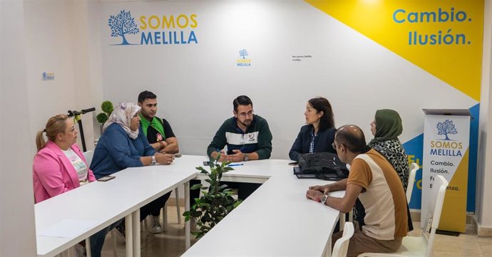 Reunión de Somos Melilla con organizaciones de ayuda a colectivos desfavorecidos en Melilla