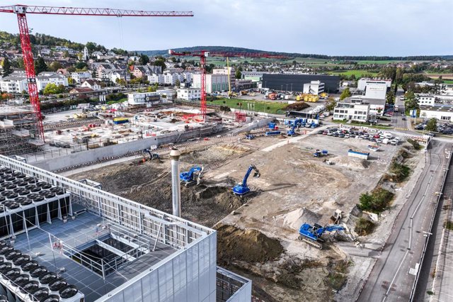 Green: Building work has commenced on two additional Green data centers on the Metro-Campus Zurich