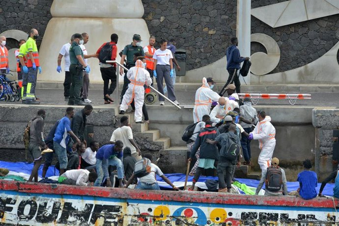 Llegada de migrantes a Canarias 
