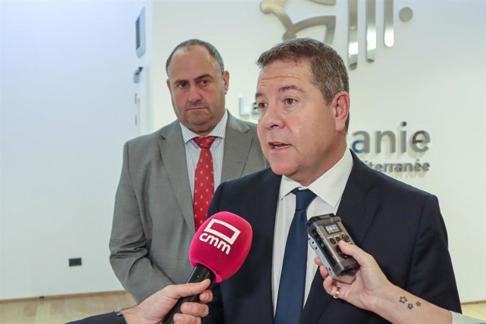 El presidente de Castilla-La Mancha, Emiliano García-Page, en Toulouse.